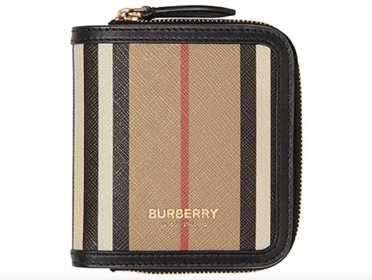 Burberry arlington stripe wallet